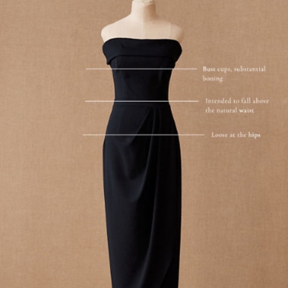 NWT BHLDN THOMPSON OFF-SHOULDER CREPE DRESS Z414-6 - Picture 6 of 6